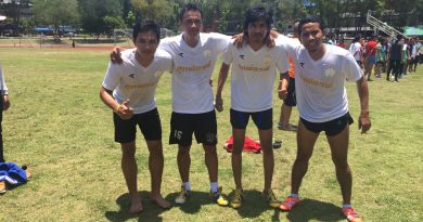 ลมกรดนักกฎหมายคว้าชัย 4×100 เมตร ชาย “ราชพฤกษ์เกมส์ ครั้งที่ 13” ลมกรดนักกฎหมายคว้าชัย 4×100 เมตร ชาย “ราชพฤกษ์เกมส์ ครั้งที่ 13”