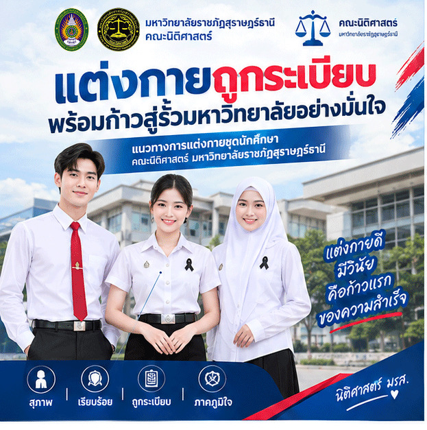 แต่งกายถูกระเบียบ