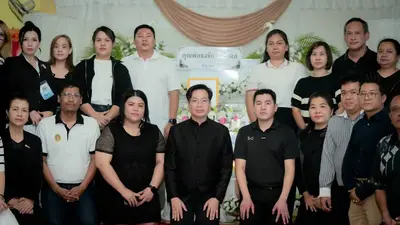 อธิการบดีมหาวิทยาลัยราชภัฏสุราษฎร์ธานี ร่วมเป็นเจ้าภาพพิธีบำเพ็ญกุศลศพและสวดอภิธรรม คุณพ่อธงชัย ฉิมพิมล