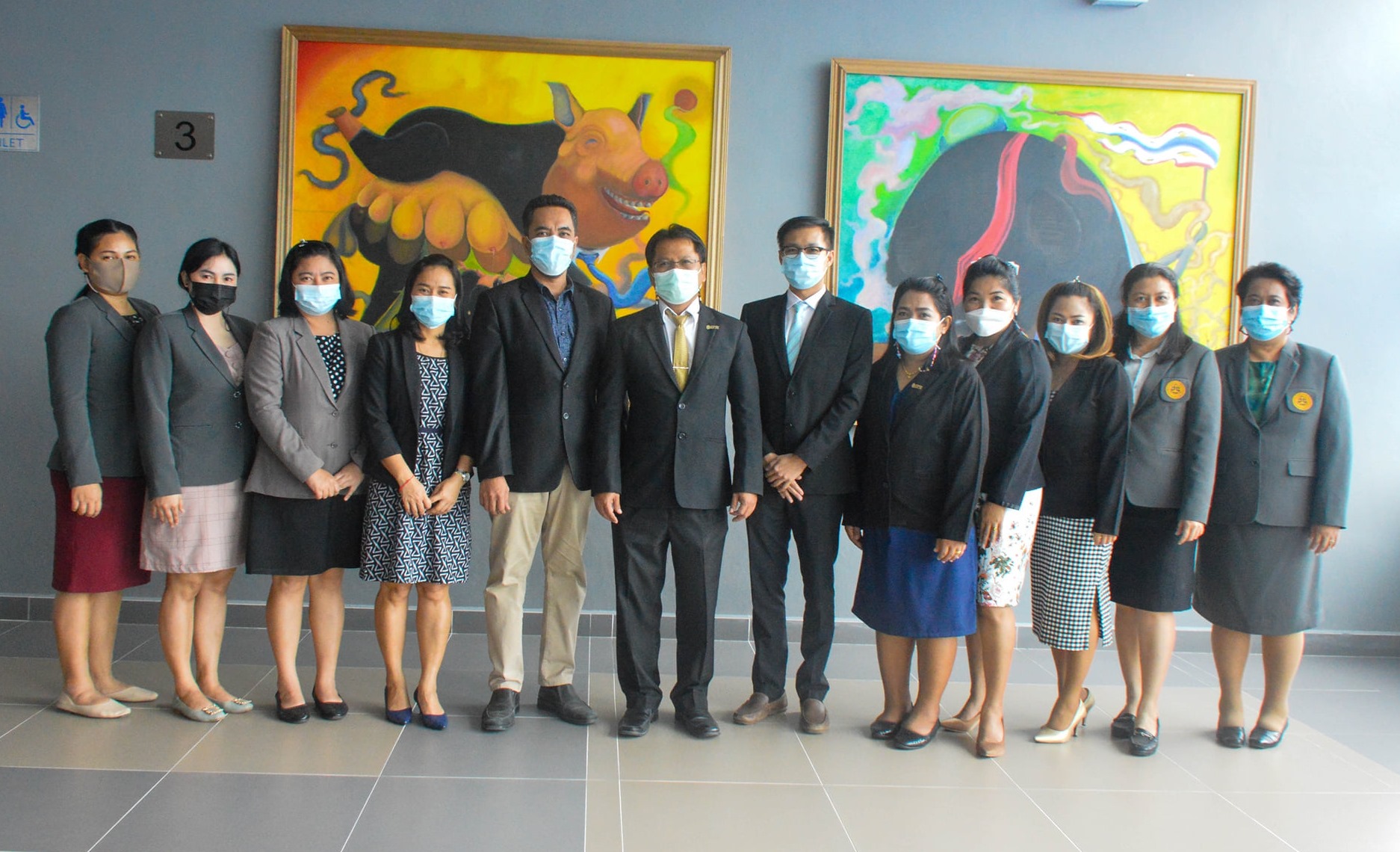 คณะนิติศาสตร์ มรส.  รับการติดตาม ตรวจสอบ ประเมินผลงาน