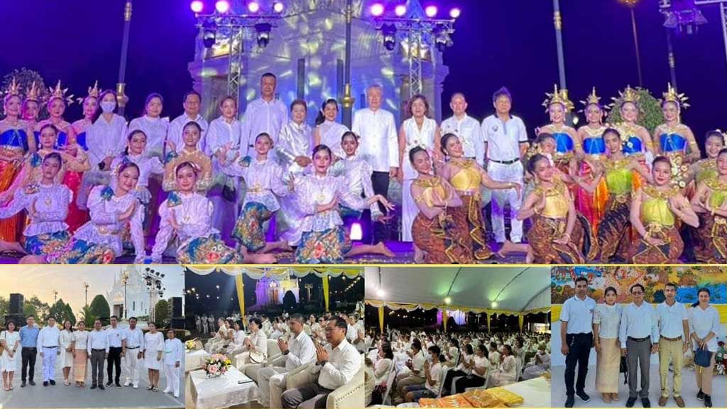 คณะนิติศาสตร์ มรส.ร่วมพิธีสมโภชผ้าห่มพระธาตุศรีสุราษฎร์ เพื่อเป็นการทำนุศิลปวัฒนธรรมและประเพณีท้องถิ่น