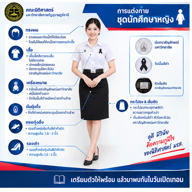 ชุดนักศึกษาหญิง