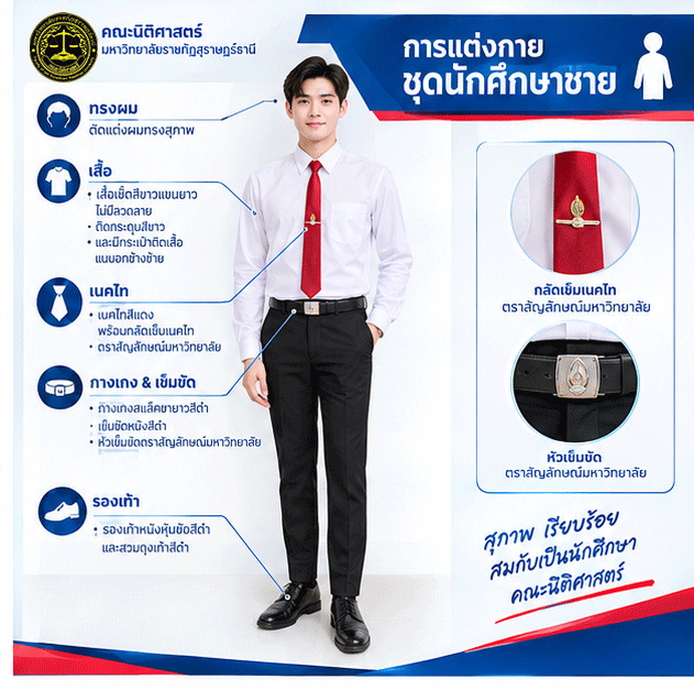 ชุดนักศึกษาชาย